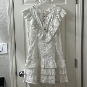 NWT Love Shack Fancy Lunetta Dress. Size 12